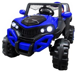 Buggy X8 4x4 niebieski, Miękki Fotelik napęd na 4 koła